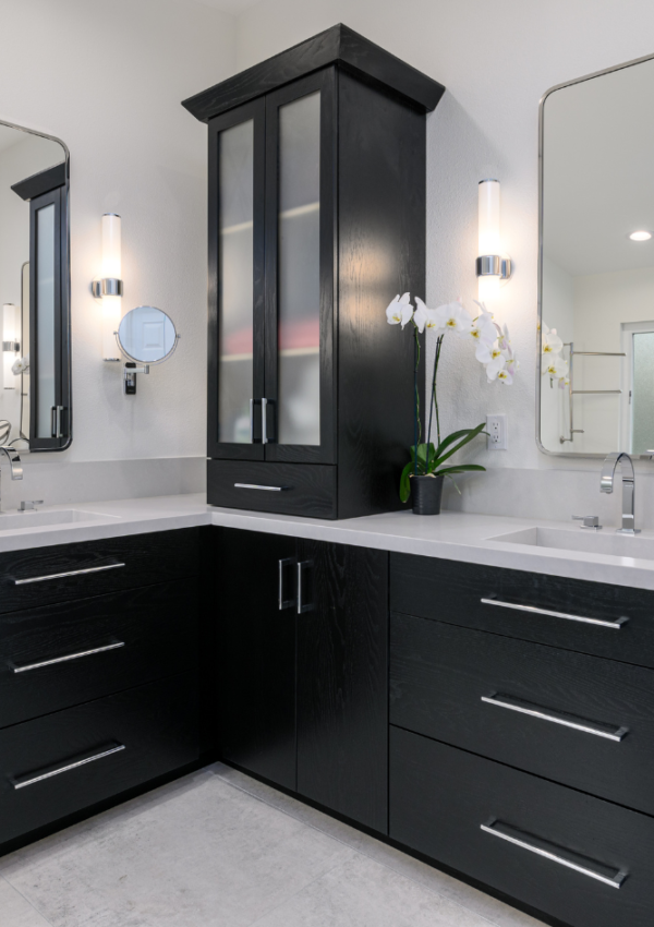 Project Reveal: Modern Minimalism in a Primary Bathroom