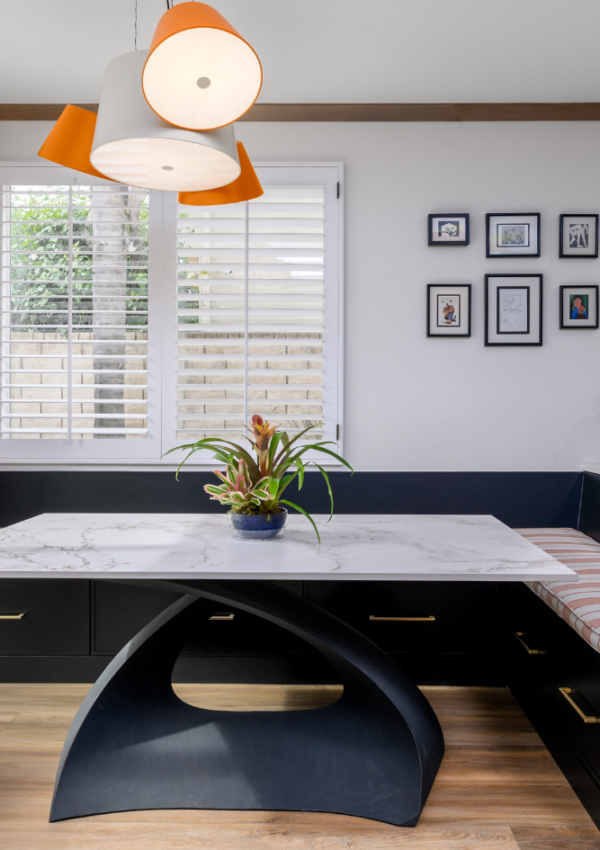 Project Reveal: Stylish Comfort in a Breakfast Nook Remodel