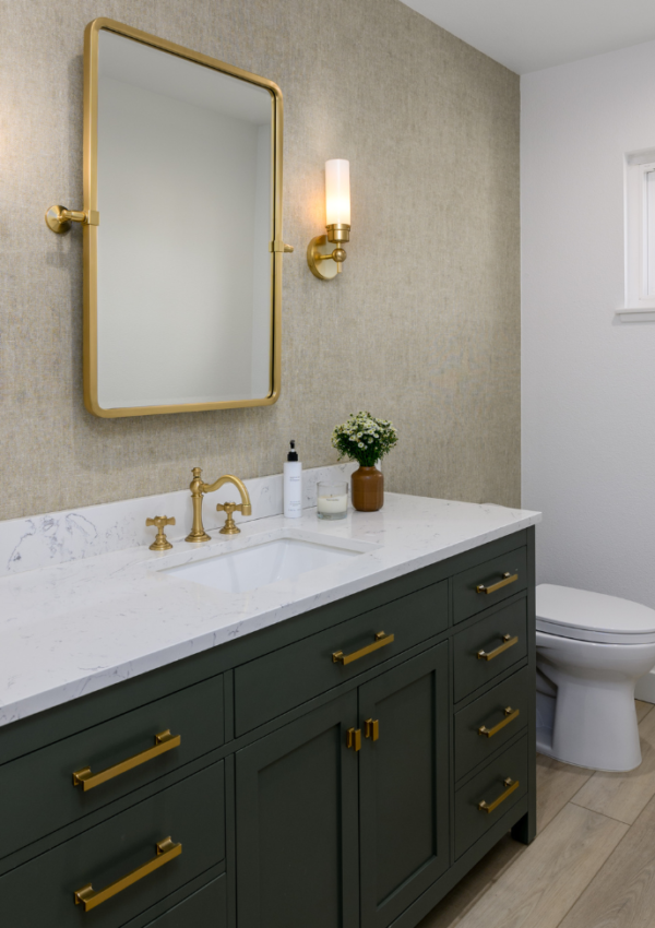 Project Reveal: Vintage Charm in a Powder Room